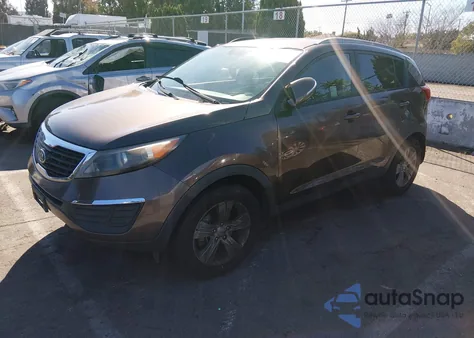 2012 Kia Sportage Lx из США, поврежденный, VIN KNDPB3A24C7305815